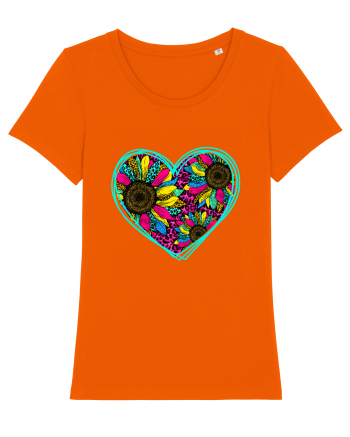 Sunflower Heart Bright Orange