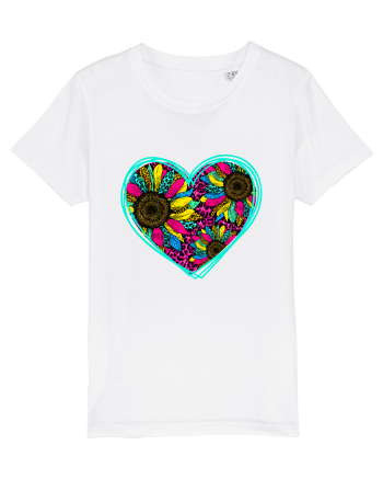 Sunflower Heart White