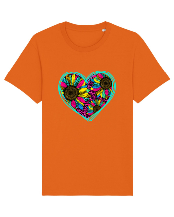 Sunflower Heart Bright Orange