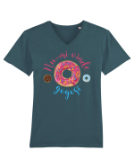 Nu-mi vinde gogoși Tricou mânecă scurtă guler V Bărbat Presenter