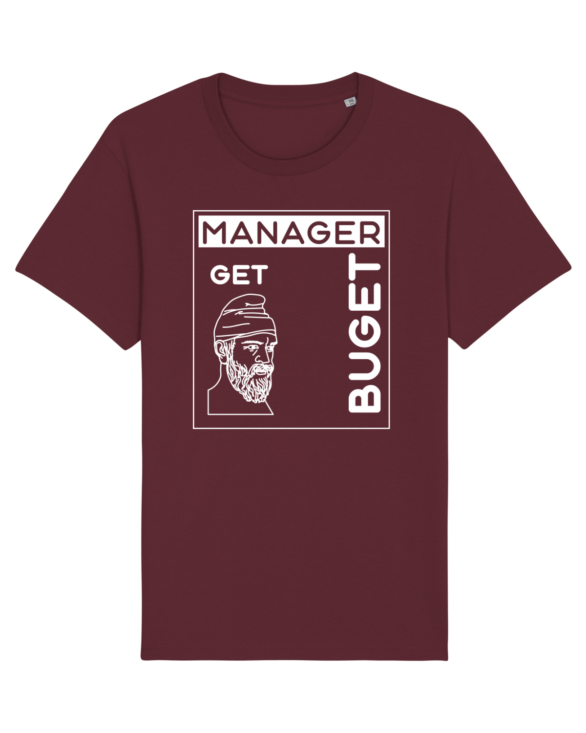 Tricou mânecă scurtă Unisex Rocker Burgundy