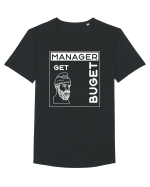 Un manager get buget Tricou mânecă scurtă guler larg Bărbat Skater