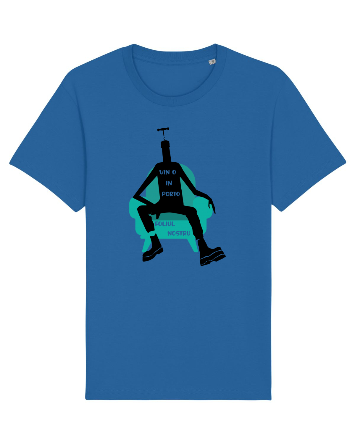 Tricou mânecă scurtă Unisex Rocker Royal Blue