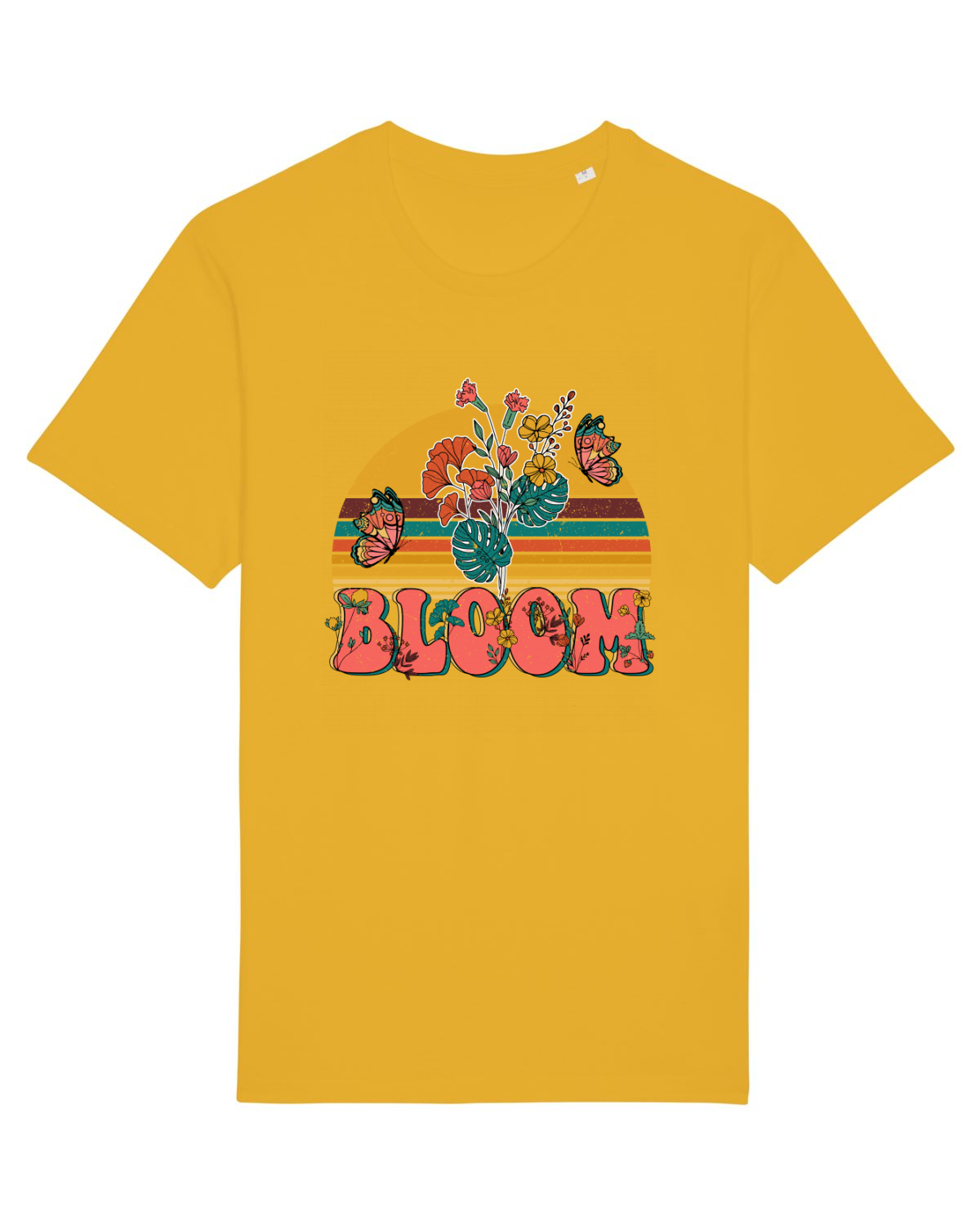 Tricou mânecă scurtă Unisex Rocker Spectra Yellow