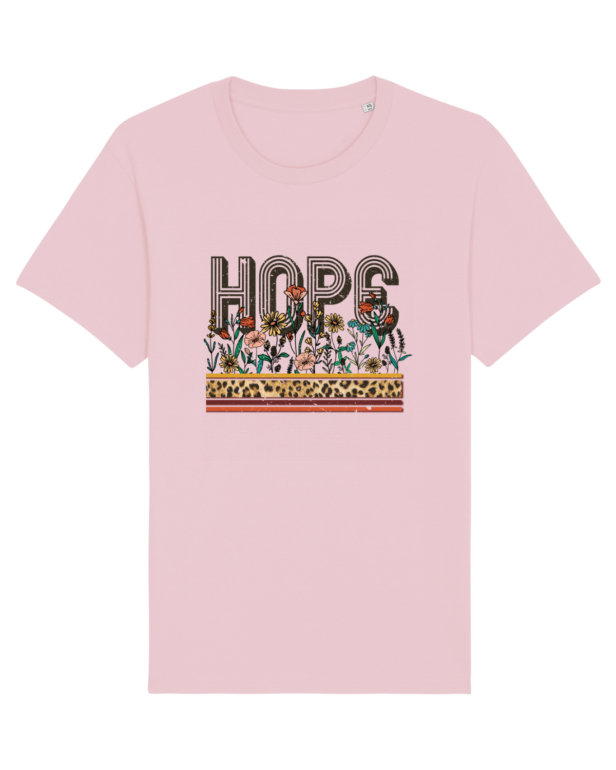Tricou mânecă scurtă Unisex Rocker Cotton Pink