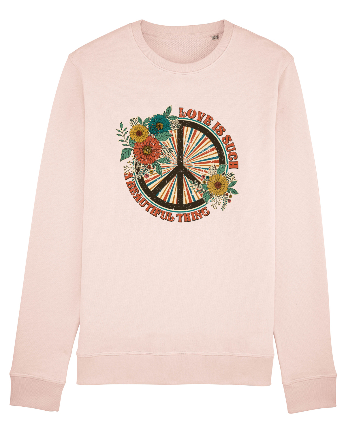 Bluză mânecă lungă Unisex Rise Candy Pink
