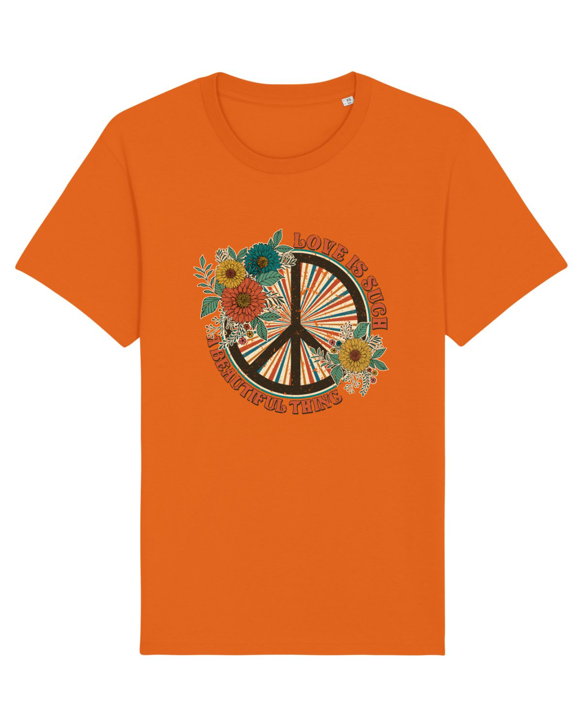 Tricou mânecă scurtă Unisex Rocker Bright Orange