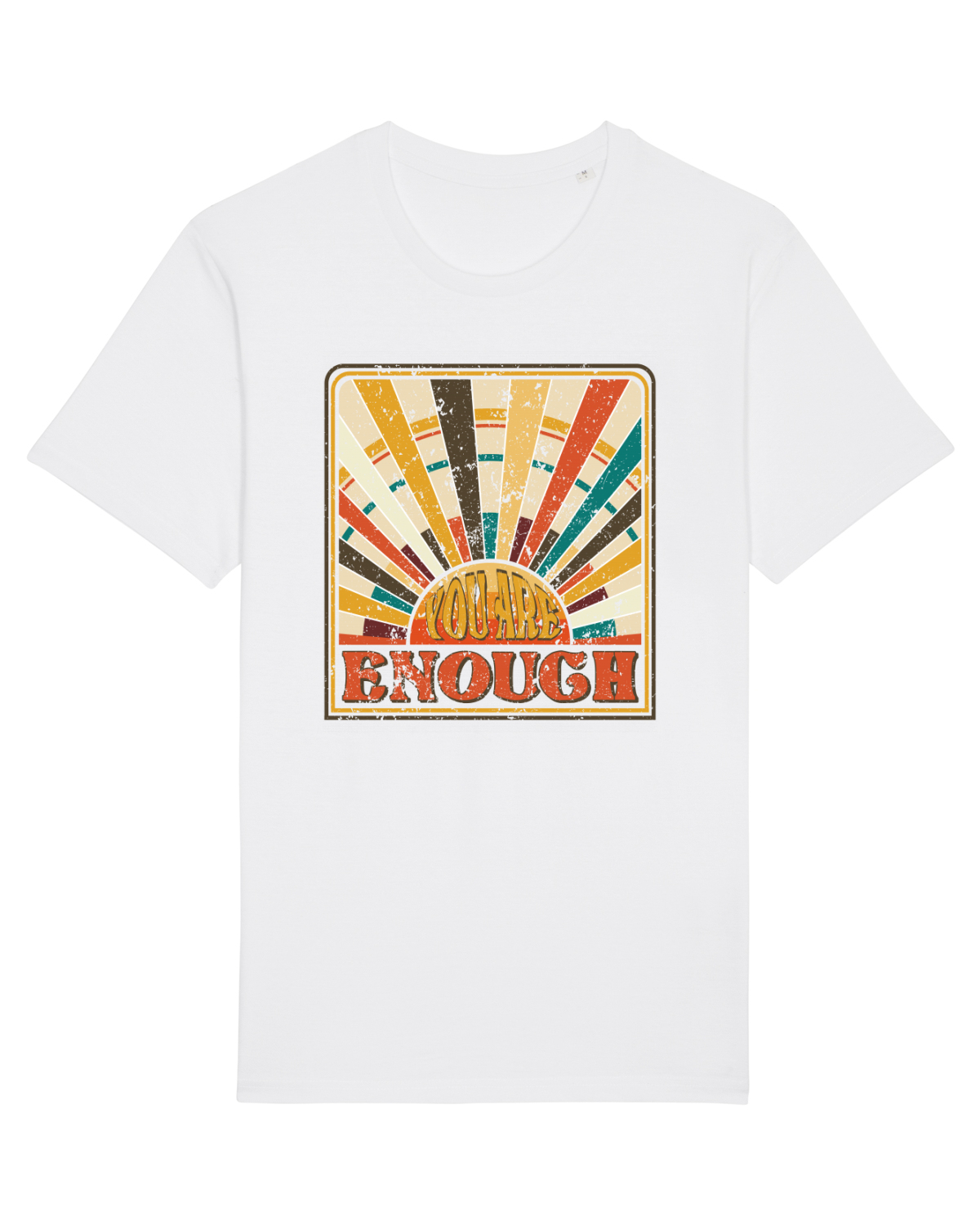 Tricou mânecă scurtă Unisex Rocker White