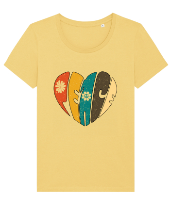 Peace Retro Heart Jojoba