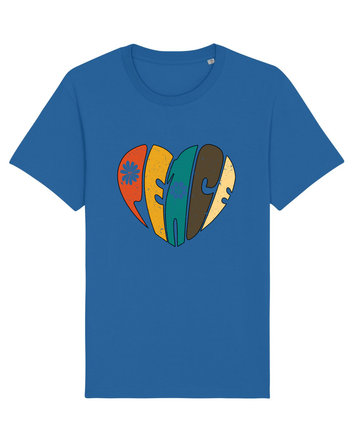 Tricou mânecă scurtă Unisex Rocker Royal Blue