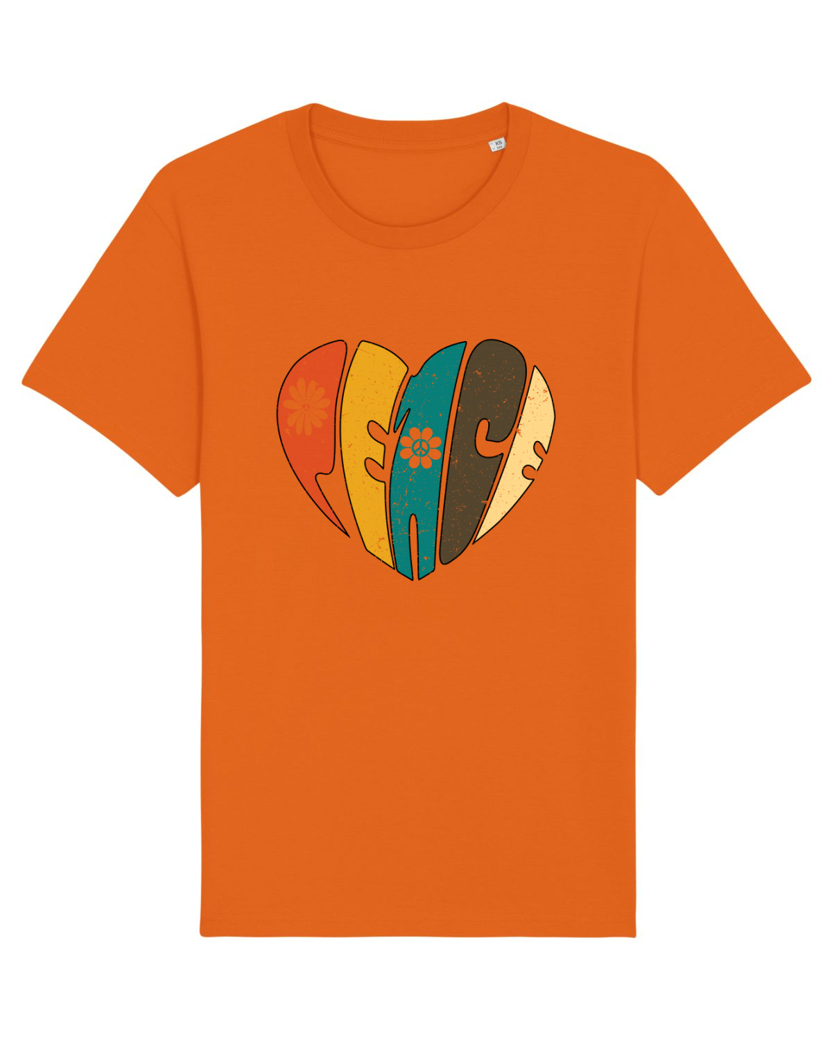 Tricou mânecă scurtă Unisex Rocker Bright Orange