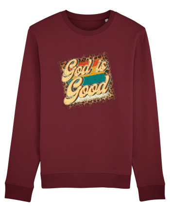 God is Good Burgundy
