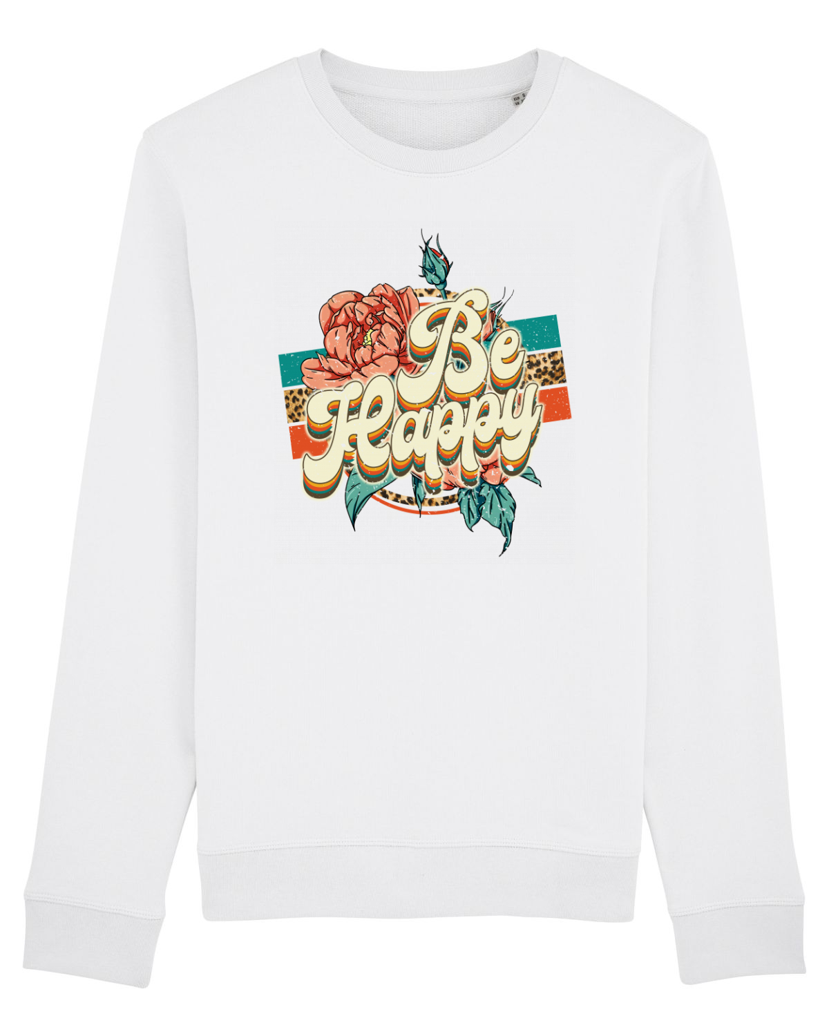 Bluză mânecă lungă Unisex Rise White