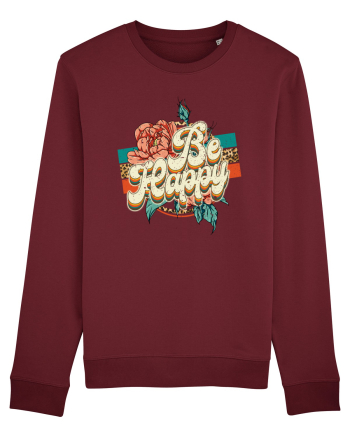 Be Happy Burgundy