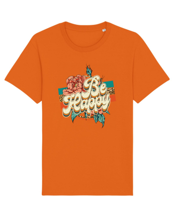 Be Happy Bright Orange