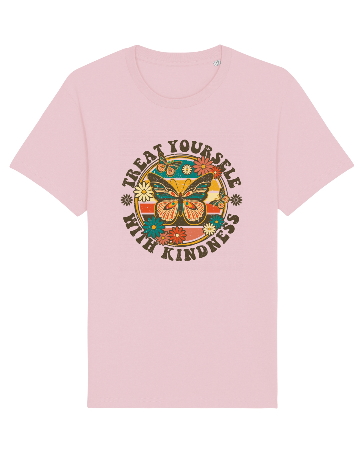 Tricou mânecă scurtă Unisex Rocker Cotton Pink