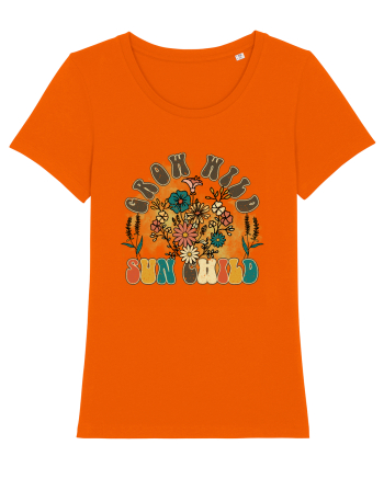 Grow Wild Sun Child Bright Orange