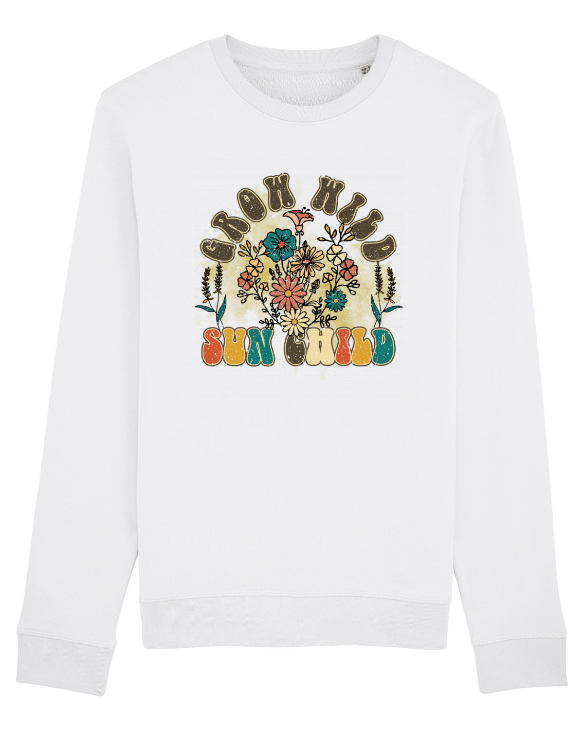 Bluză mânecă lungă Unisex Rise White