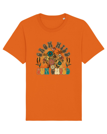 Grow Wild Sun Child Bright Orange
