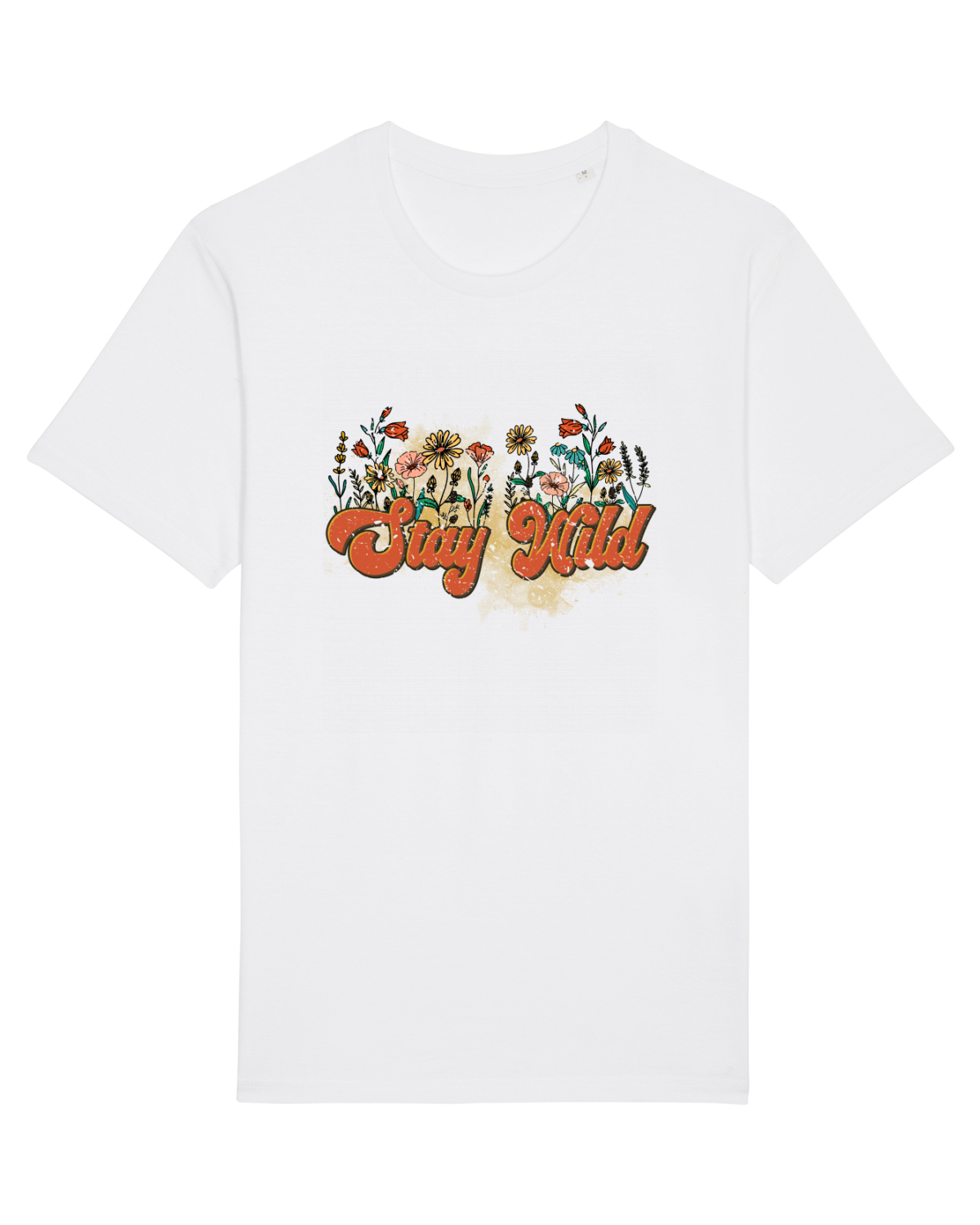 Tricou mânecă scurtă Unisex Rocker White