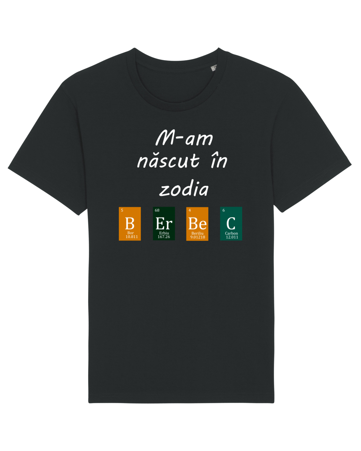 Tricou mânecă scurtă Unisex Rocker Black