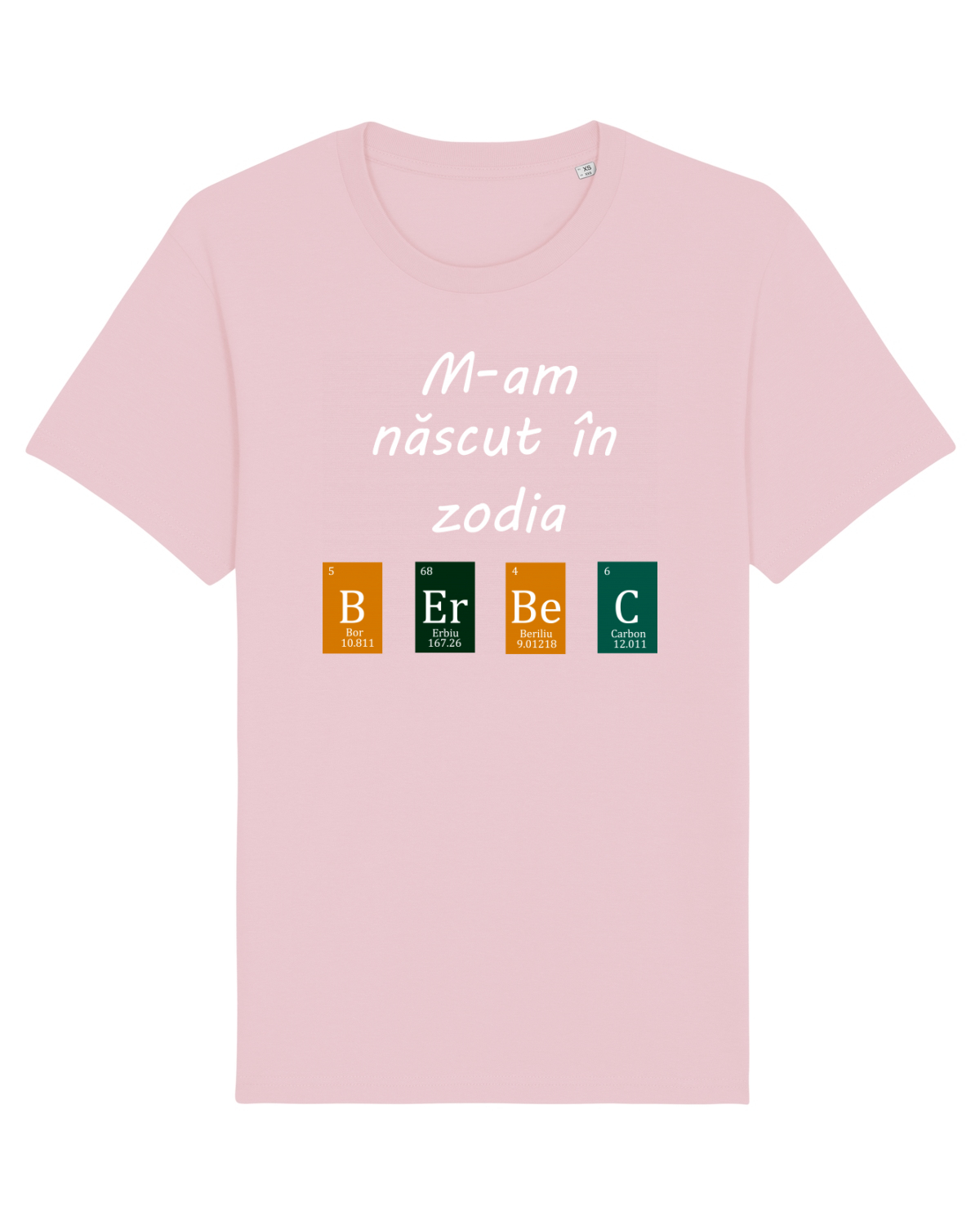 Tricou mânecă scurtă Unisex Rocker Cotton Pink