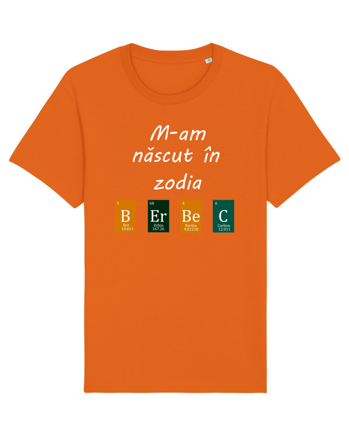 Tricou mânecă scurtă Unisex Rocker Bright Orange