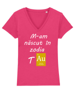 M-am născut în zodia Taur Tricou mânecă scurtă guler V Damă Evoker