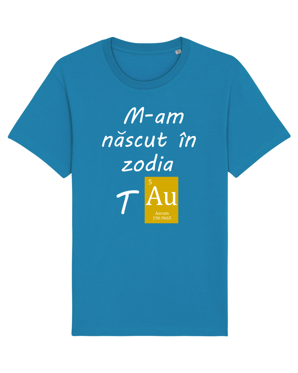Tricou mânecă scurtă Unisex Rocker Azur