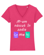 M-am născut în zodia Gemeni Tricou mânecă scurtă guler V Damă Evoker