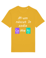 M-am născut în zodia Gemeni Tricou mânecă scurtă Unisex Rocker