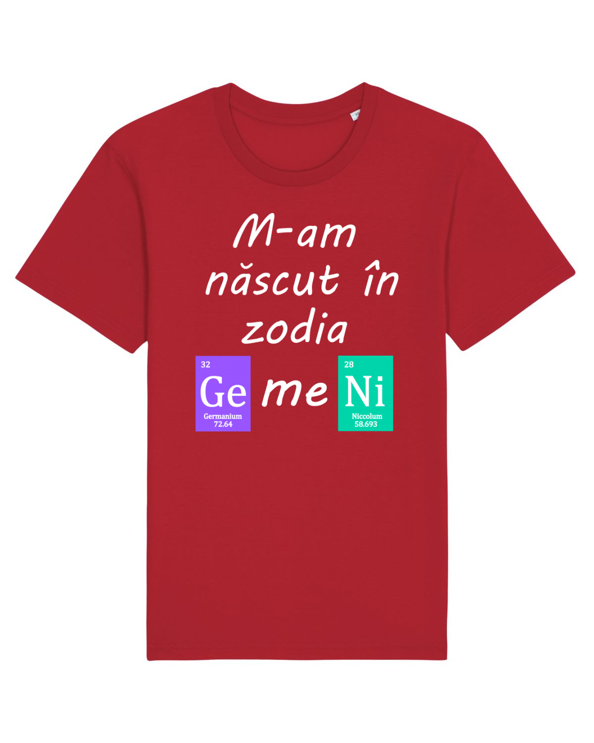 Tricou mânecă scurtă Unisex Rocker Red