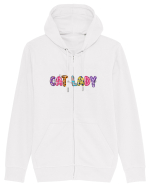 Cat Lady Hanorac cu fermoar Unisex Connector