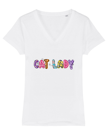 Cat Lady White