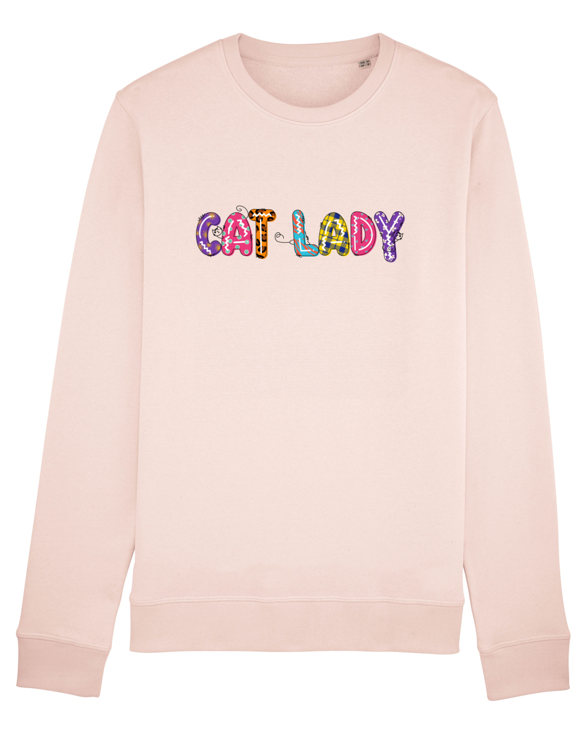 Bluză mânecă lungă Unisex Rise Candy Pink