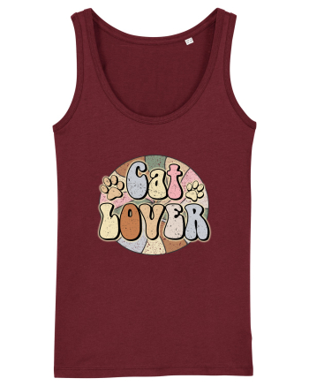 Cat Lover Burgundy