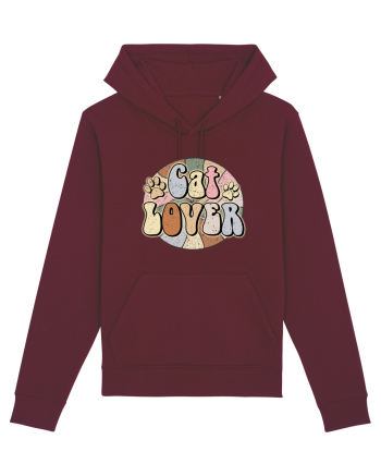 Cat Lover Burgundy