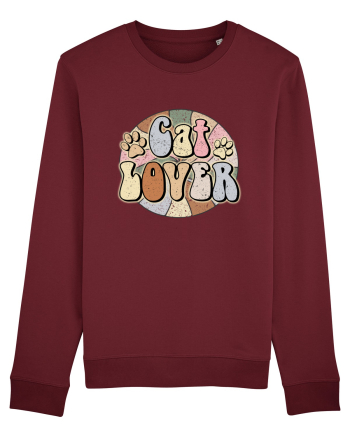 Cat Lover Burgundy