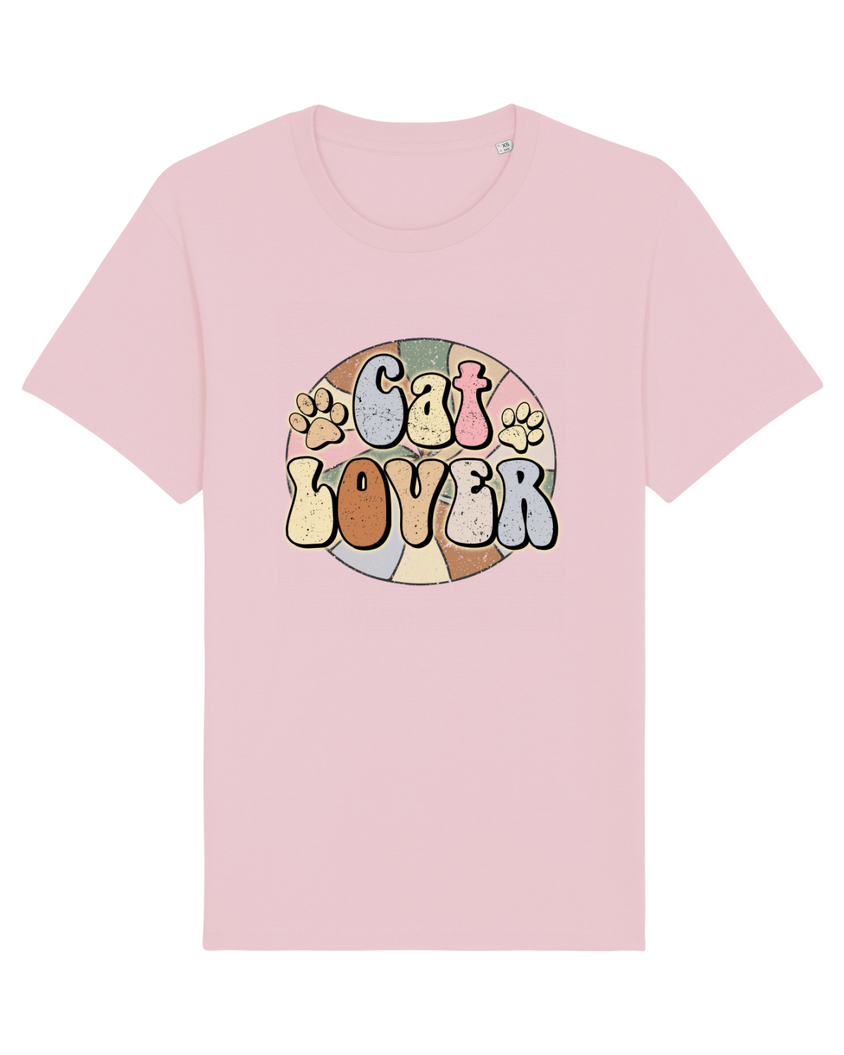 Tricou mânecă scurtă Unisex Rocker Cotton Pink