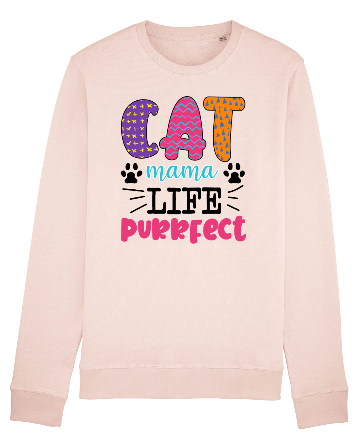 Bluză mânecă lungă Unisex Rise Candy Pink