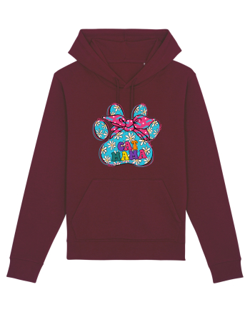 Cat Mama Burgundy