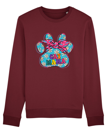 Cat Mama Burgundy