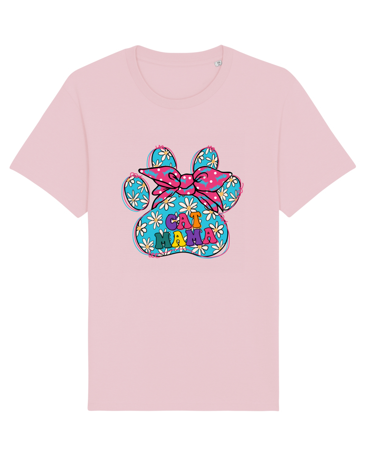 Tricou mânecă scurtă Unisex Rocker Cotton Pink