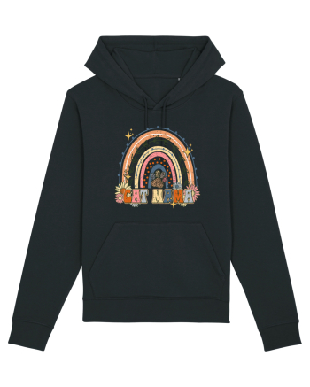 Cat Mama Rainbow Black