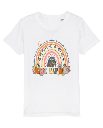 Cat Mama Rainbow White