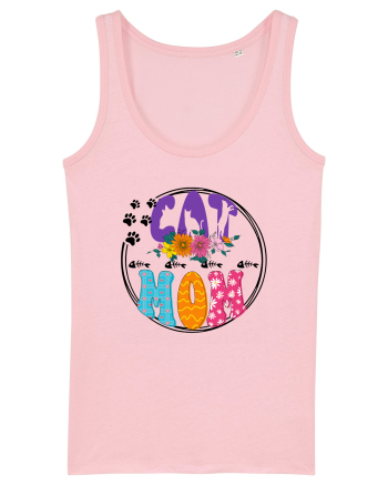 Cat Mom Cotton Pink