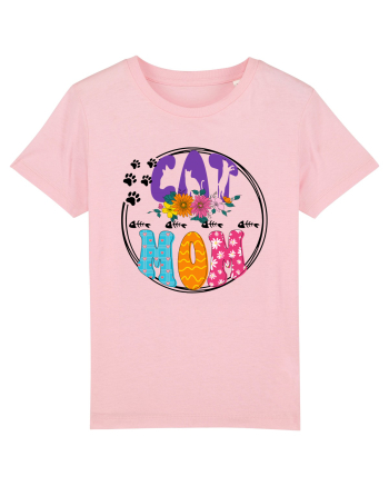 Cat Mom Cotton Pink