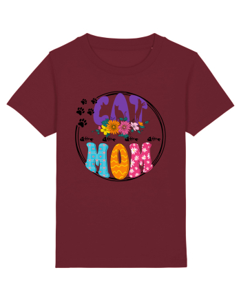 Cat Mom Burgundy