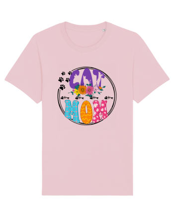 Cat Mom Cotton Pink