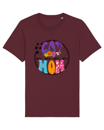 Cat Mom Burgundy